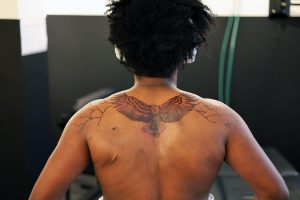 Eagle tattoo Groningen - Arend onweer bliksem tatoeage - PUUR