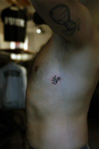 Fine line tattoo Groningen - kleine tatoeage