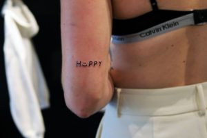 Happy tattoo - Smile tatoeage Groningen