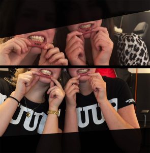 PUUR tattoo Groningen - rawr boeie binnenkant lip tatoeage