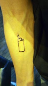 Tattoo aansteker lighter Groningen - PUUR portfolio