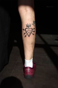 Tattoo shop Groningen - Hart met zwaarden bloed